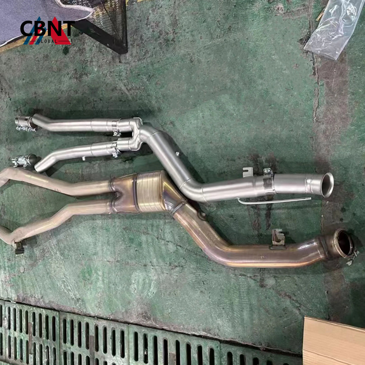 CBNT Exhaust Systems for BMW M240i G42 M340i G20 M440i for Toyota Supra A90 B58 3.0T Mid Pipe & Downpipe Exhaust Pipe
