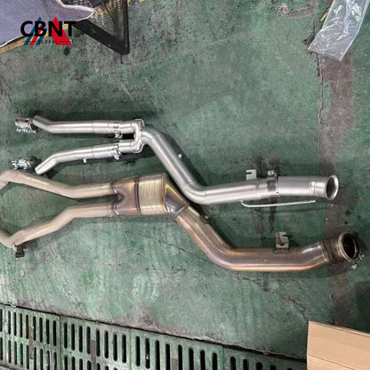 CBNT Exhaust Systems for BMW M240i G42 M340i G20 M440i for Toyota Supra A90 B58 3.0T Mid Pipe & Downpipe Exhaust Pipe