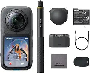 Original Insta360 X6 8K 360 Action Camera 1-Inch Sensor FlowState Stabilization AI Auto Editing Waterproof Sports Camera