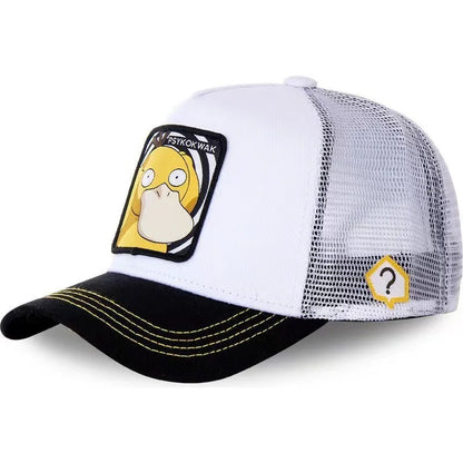 High Quality Anime Snapback Cute Cartoon Net Hats Ventilated Men and Women Baseball Cap Hip Hop Trucker Mesh Dad Hat