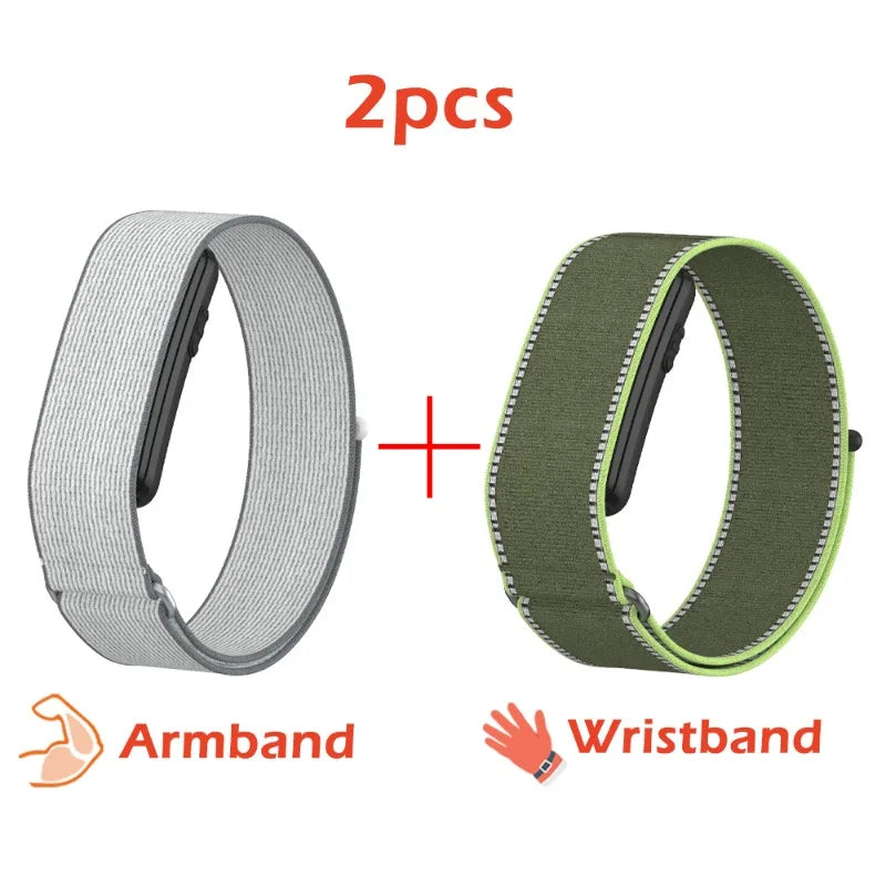 Adjustable Upper Arm Bicep & Wrist Strap for Garmin CIRQA Premium Custom Nylon Loop Soft Replacement Smart Sport Band Accessory