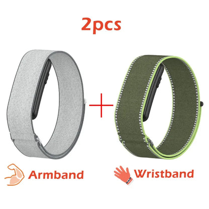 Adjustable Upper Arm Bicep & Wrist Strap for Garmin CIRQA Premium Custom Nylon Loop Soft Replacement Smart Sport Band Accessory