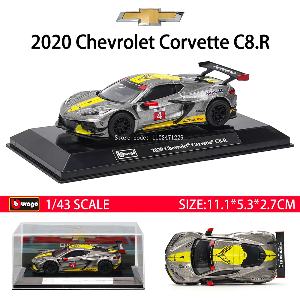 Bburago 1:43 WRC Toyota GR Yaris Rally1 Hybrid Rovanpera #69 Ogier #17 Alloy Luxury Vehicle Diecast Pull Back Cars Model Toy