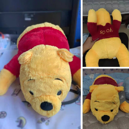 Fluffy Large Stuffed Toys 55cm Winnie The Pooh Pillow Giant Plush Bear Doll Cute Room Ornamental Cushion For Decor Easter Gift