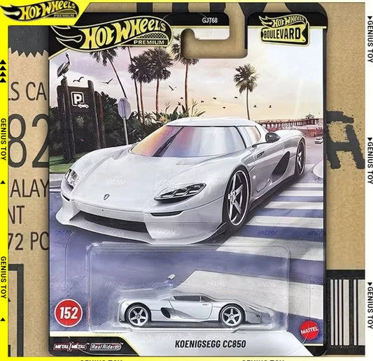 Hot Wheels Premium 2026 Boulevard KOENIGSEGG CC850 1:64 Diecast Alloy Metal Car Model Collectible Car Fans Gifts Toys