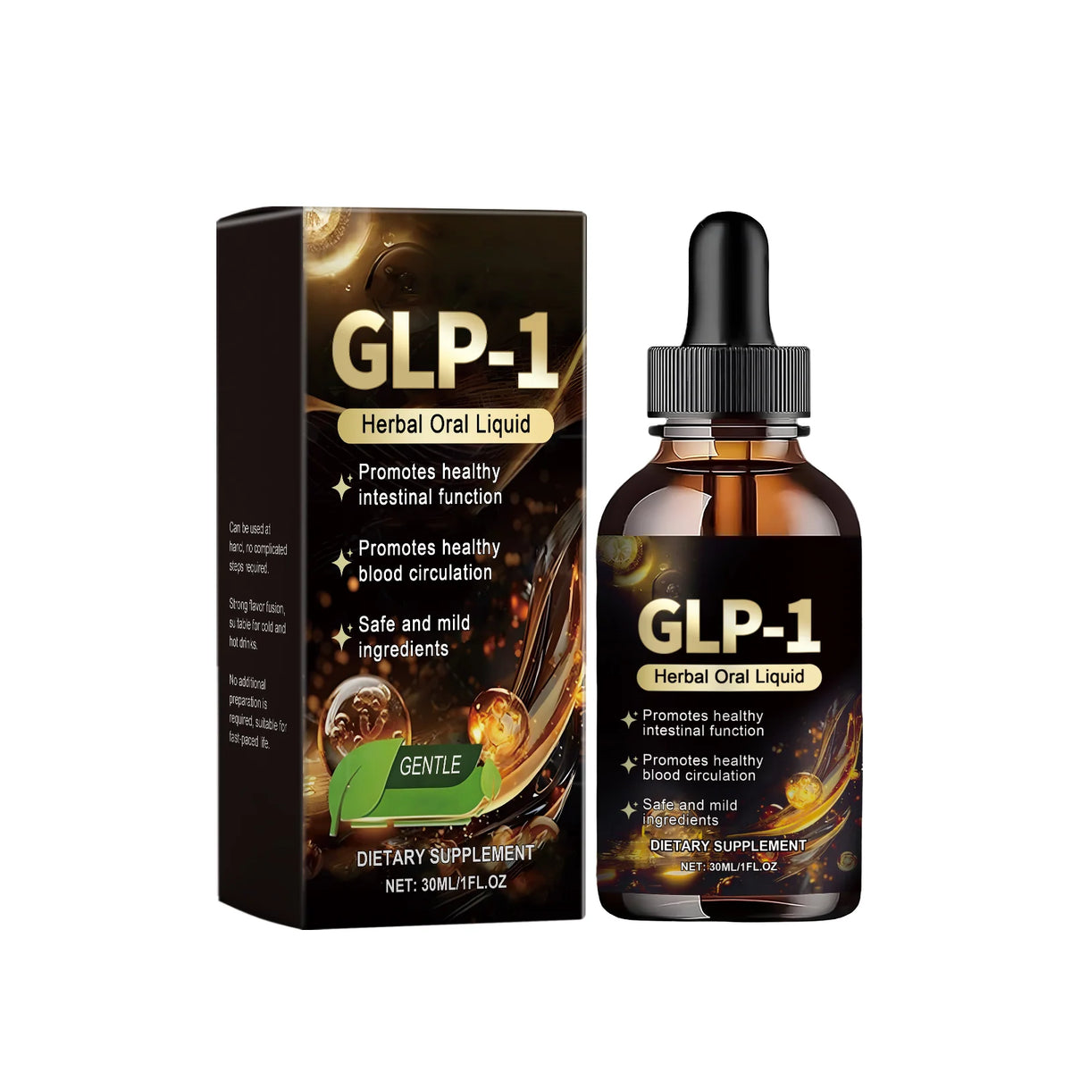 GLP 1 Slimming Drops Rapid Weight Loss Detox Burn Fat Enhance Elasticity Control Appetite Supplement Nutrition Weight Loss Drops