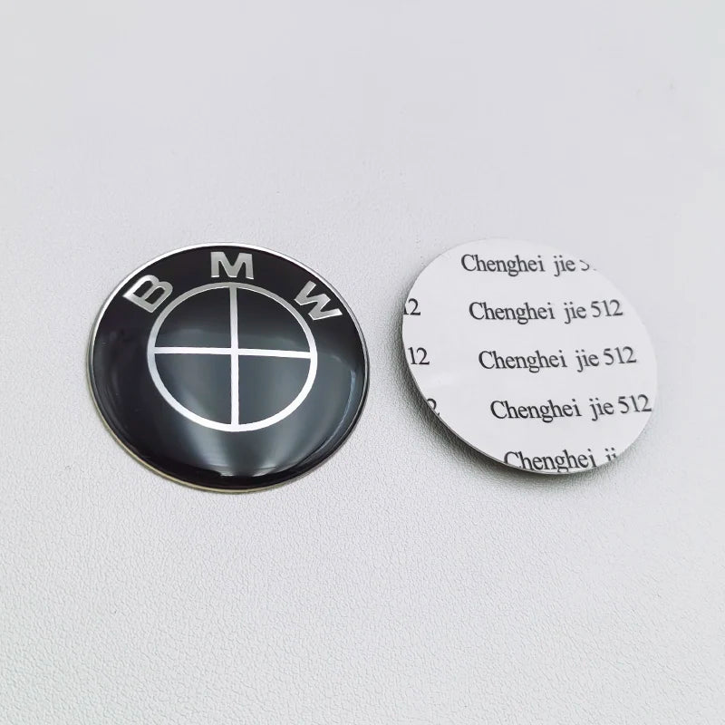 45mm Car Steering Wheel Cover Badge Emblem Logo Sticker For BMW E46 E39 E90 E36 E91 E62 E87 E53 F15 F16 F20 F30 X1 X3 X5 M3 M5