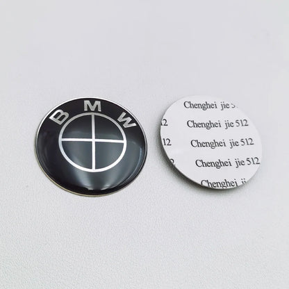 45mm Car Steering Wheel Cover Badge Emblem Logo Sticker For BMW E46 E39 E90 E36 E91 E62 E87 E53 F15 F16 F20 F30 X1 X3 X5 M3 M5