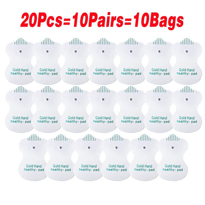 Dual Output Electric Tens Pulse Massager Instrument Electrical EMS Muscle Stimulator Acupuncture Massage for Neck Back Full Body