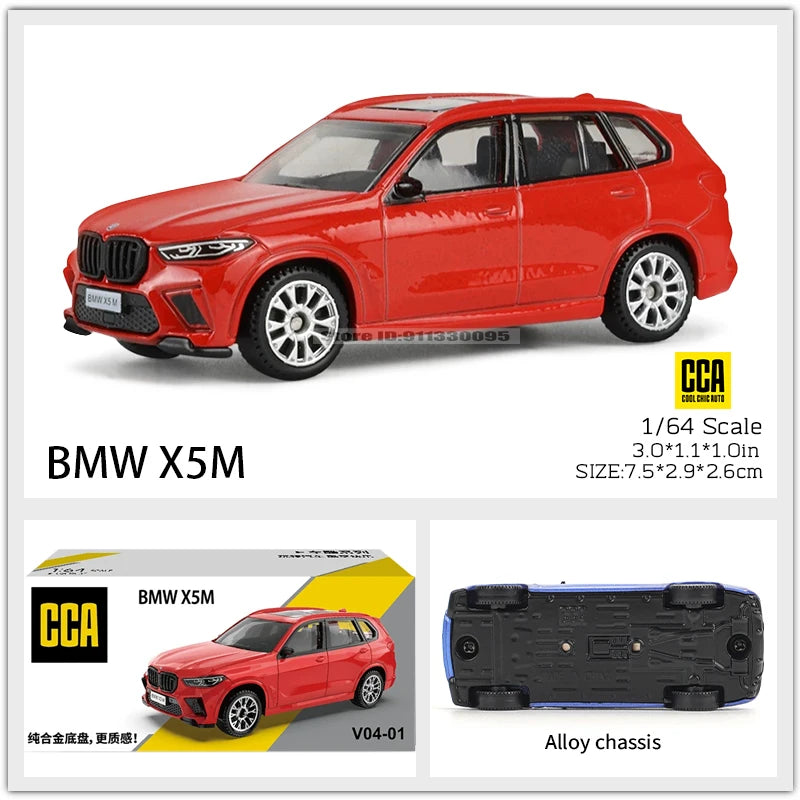 CCA 1:64 Porsche 911 GT2 RS BMW X5M Audi, Ford, Nissan Collection Full body Alloy Manufacturing Die Casting Car Model Toy Car