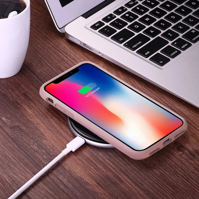 Luxury for Color Matte Case for iPhone 18 17 16 15 14 13 Pro Max 18 17 16 15 14 13 Soft Liquid Silicone Ultra Slim Cover