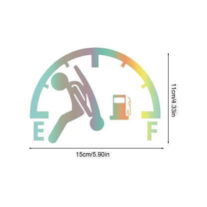 Car Stickers Reflective Car Tank Cap Stickers Decal Waterproof Exterior Sign Funny Car Tank Pointer Sticker Auto Decoration