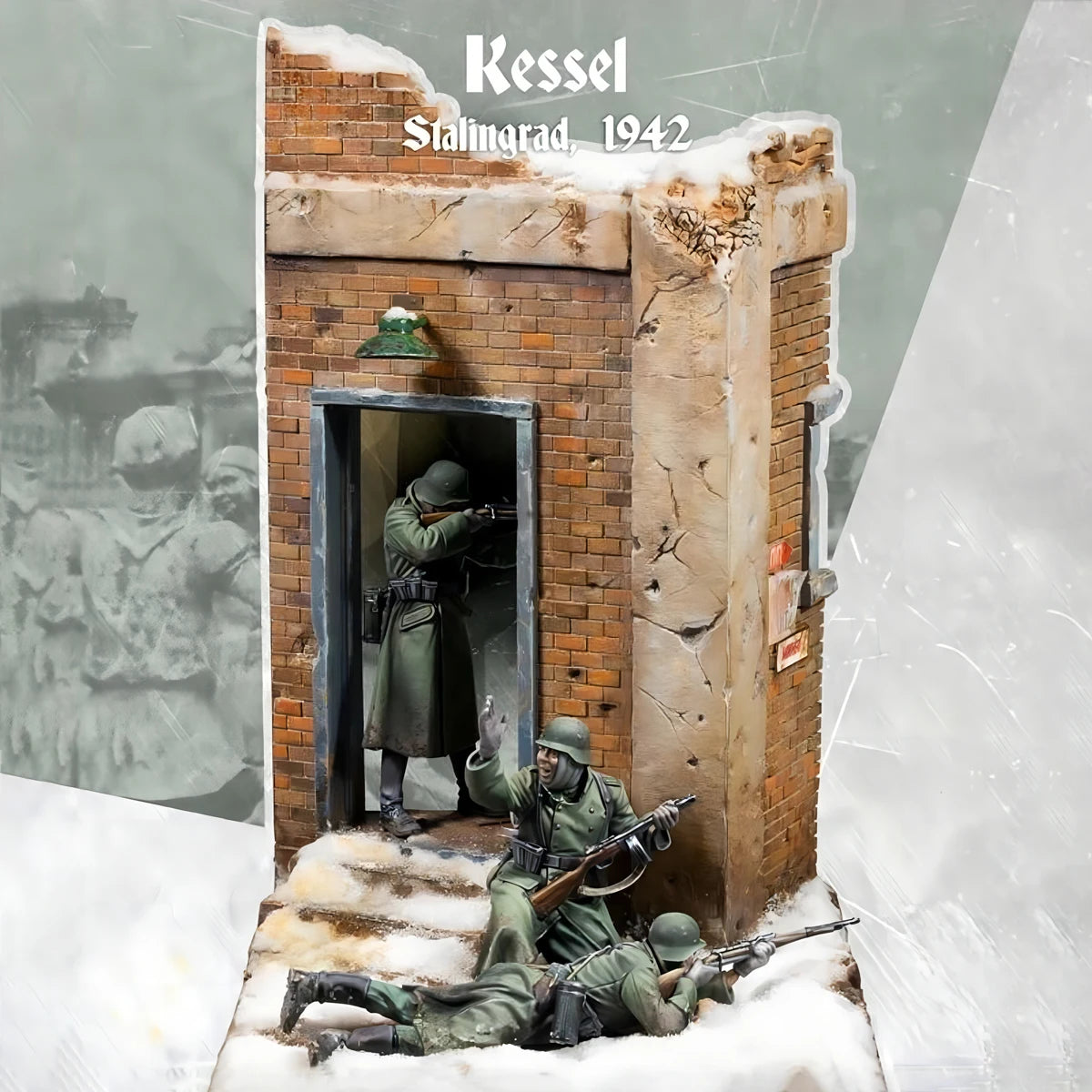 1/35       Doll resin model kit     Military theme (with scene)    Unassembled and uncolored   344C
