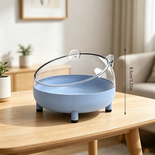 Full Transparent Hamster Bathroom House Small Pet Sandbox Urine Basin Bath Sand Room Toy Accessory for Hamsters And Other Small