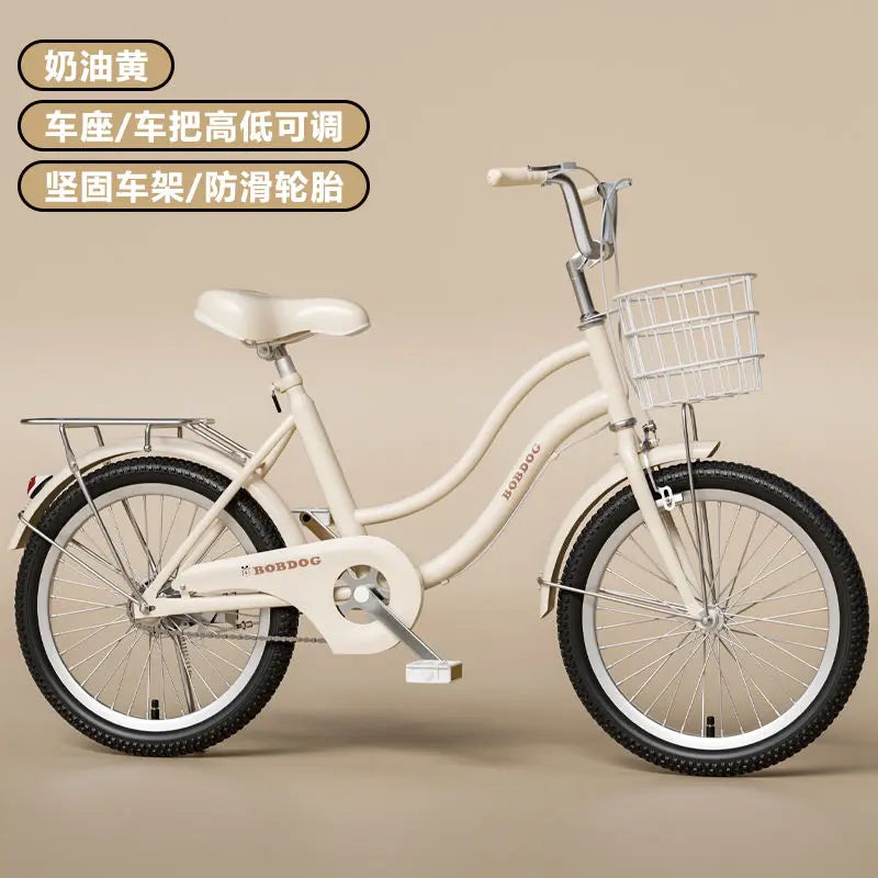 Children's bicycle new princess bike for girls 20-22-24 inch pedal bike for primary and secondary school students