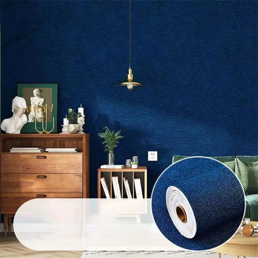 10m Self Adhesive 3D Wall Panel Wallpaper Foam Soundproof Waterproof 3D Wall Sticker New Design Bedroom Wallpaper Thickening