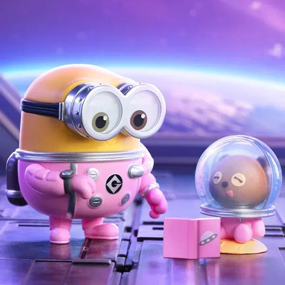 POP MART Minions Bedtime Stories by Bob and Tim Series Blind Box Toys Anime Action Figure Surprise Genuine Original Mystery Box