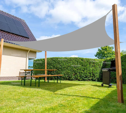 Outdoor Awnings Waterproof Sun Shade Sail Garden Canopi For Terrace Car Canvas Awning Rectangle Pool Sun-Shelter Sunshade Sail