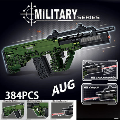 MOC VECTOR SMG Weapon Building Blocks Tactical Military Gun Model Bricks DIY Shootable Rifle Toys Kids Xmas Gifts Delta Force