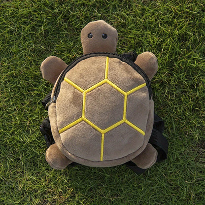 Turtle-Shaped Dog Backpack - Large Capacity Pet Carrier Bag for Small Dogs, Soft & Portable Puppy School Bag with Adjustable