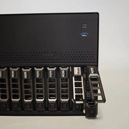 N10 10-bay NAS Chassis Case - Supporting MATX Motherboards with 10 Hotswap Hard Drivesn Bays