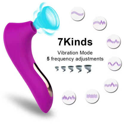 Powerful Sucking Vibrator for Women Sucker Clitoris Nipple Oral Vacuum Stimulator Vagina Female Masturbator Adults Sex Toys 18+