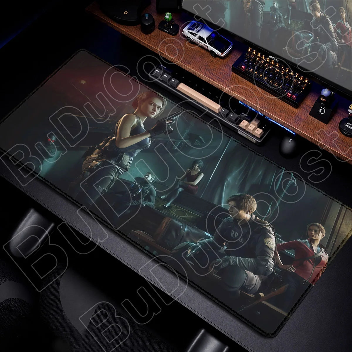 Laptop Tabletop Carpet PC Rubber Accessories Large Stitch Edge Office Mouse Pads Resident Evil Requiem E-sport Game Cabinet Mats