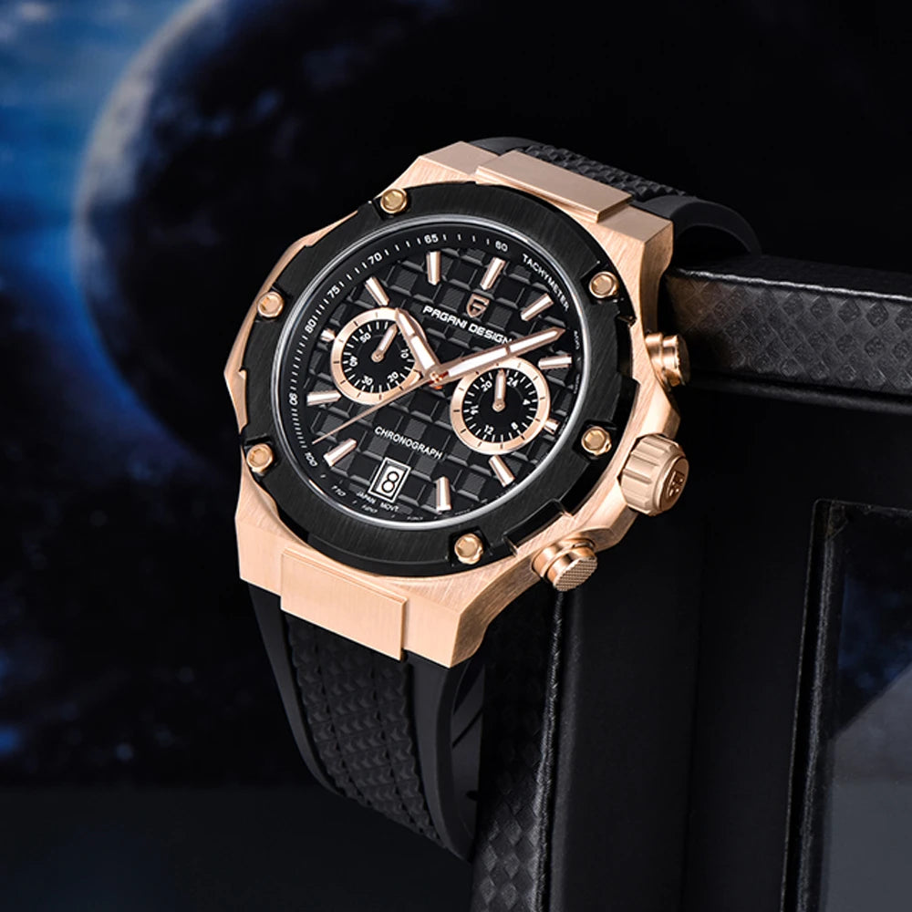 2026 New PAGANI DESIGN Men's Quartz Watches Top Luxury Chronograph Watch Men VK64 Sports Waterproof Luminous AR Sapphire Clock