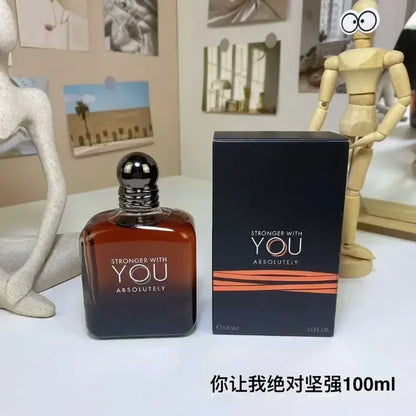 Perfect 100ml Stronger With You Absolutely Sandalwood Oud Perfume, Suitable For Both Men And Women Long lasting Fragrance