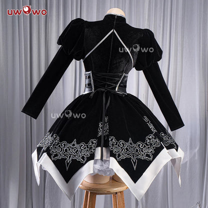 IN STOCK UWOWO A2 Cosplay A2 Cosplay Costume Woman Dress Black Dress Halloween Costume