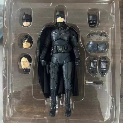 MAFEX 188 DC Batman Action Figure PVC New Batman Joint Movable Change head Collection Figures Model Toys Gift
