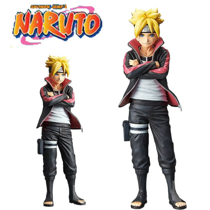 13CM Boruto Uzumaki Figure Anime Naruto Uzumaki Cool Cute Desktop Proportion Golf Model Toy Gift Collection Ornaments PVC