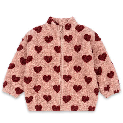 2026 KS Autumn Winter Baby Girls Boys Lambswool Jackets Boys Embroidery Cartoon Outerwear Kids Clothes Children's Coats 1-9Yrs