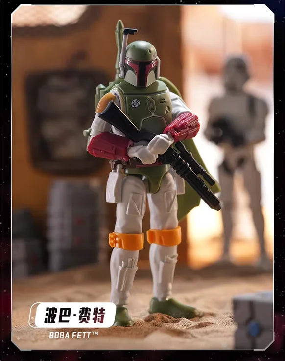 Original Blokees Star Wars Galaxy Version 02 Dark Side Series Blind Box Poseable Model Kits Action Figure Toy Collect Boy Gift