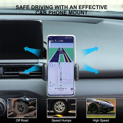 For Mazda MX5 MX-5 ND 2016-2024 ABS central control air outlet right mobile phone holder GPS navigation holder car accessories