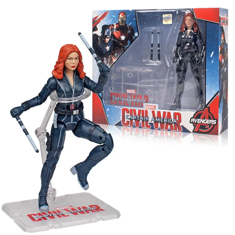 Zhongdong Marvel Avengers Super Heroes Action Figure Collectible Model Statue Desktop Decoration For Adult Marvel Fans