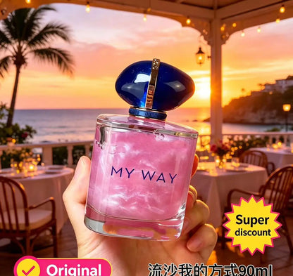 Popular Romantic Dating 90ML Premium Brand Perfume My Way Long Lasting Desert Sand Aroma Eau De Parfum For Ladies