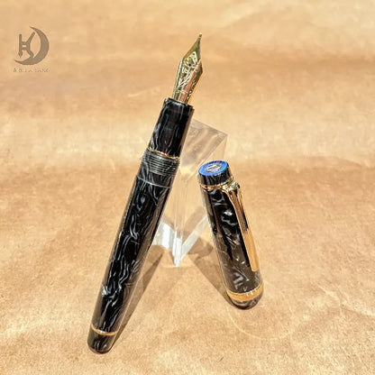 JX 21 Luxury Premium Business Writing Acrylic Calligarphy Pen, Unique Design Souvenir Fountain Pen, Ideal for Executive