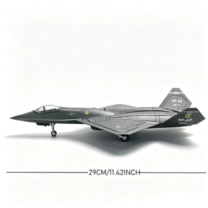 1/72 Scale YF-23 Stealth Fighter Jet Model ABS Plastic Simulation Military Aircraft Static Display Collection Toy Gift