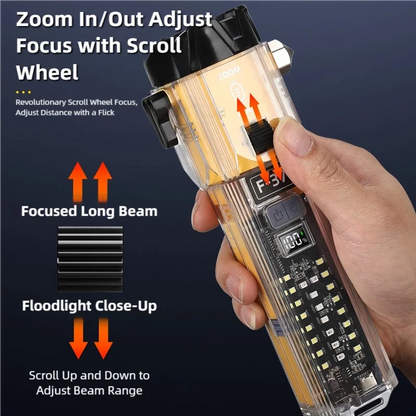 TINSOL Multifunctional Flashlight Car Safety Hammer Outdoor Emergency Flashlight Rescue Portable Self-Defense Flashlight