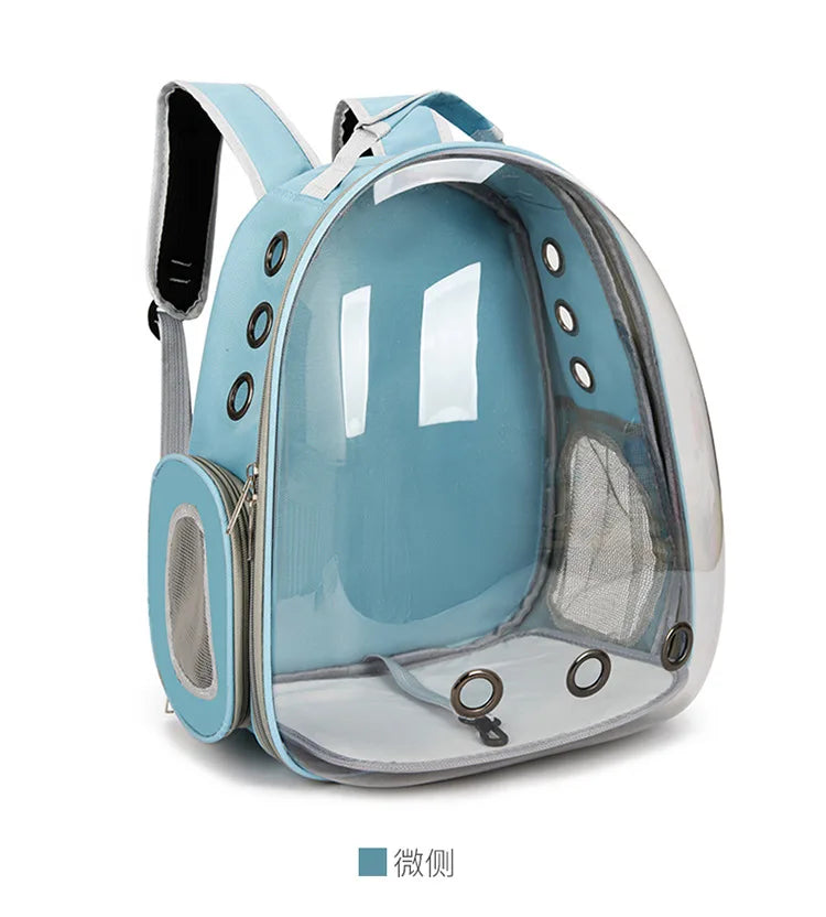 Cat Bag Pet Backpack Going Out Portable Transparent Space Capsule Pet Bag Panoramic Cat Supplies Breathable Backpack