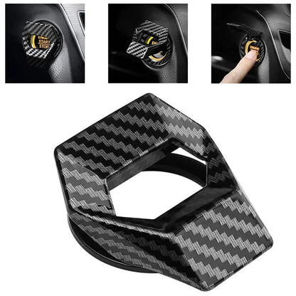 New universal car engine start stop switch button protective cover, anti scratch car interior design car product accessories