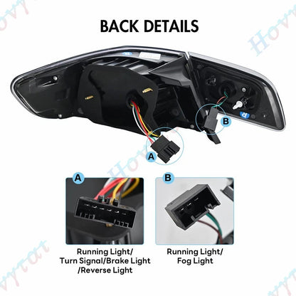 Pair LED Taillights For BMW 3 Series E92 M3 Coupe LCI 316i 318i 320i 325i 2006 - 2012 Taillamp Rear Lamp Brake Fog Signal Light