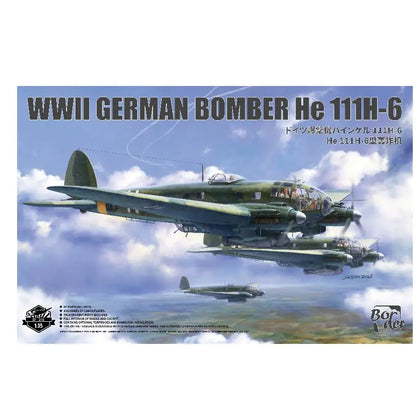 Border 1/35 BF-018 Bomber He111H-6 Full Interior& Soldiers（Combat Status+Ground)