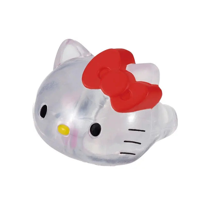 Genuine Sanrio Hello Kitty My Melody Kuromi Cinnamoroll Anime Figures Cartoon Ring Model Toy Collection Decoration Gifts