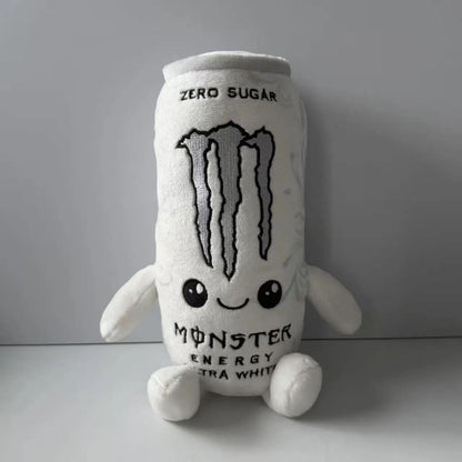 White Energy Drink Can Shaped Ornament Simulation Zero Sugar White Monster Energy Drink Figure Fans Desktop Home Decoration