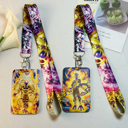 Dragon Ball Credential Holder Japanese Anime Lanyards for Key Neck Strap For Card Badge Gym Keychain Keyring Accessories Gifts