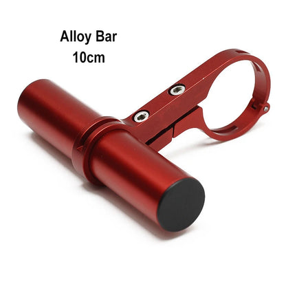10/20/30cm Bicycle Handlebar Extended Bracket Aluminum MTB Bike Front Light Expansion Bracket Road Cycling Extender Rack Parts