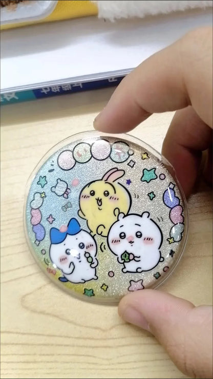 Cartoon Badge Pin Decoration Peripheral Cute Tinplate Hachiware Hachiware Usagi Usagi Gift School Bag Pendant