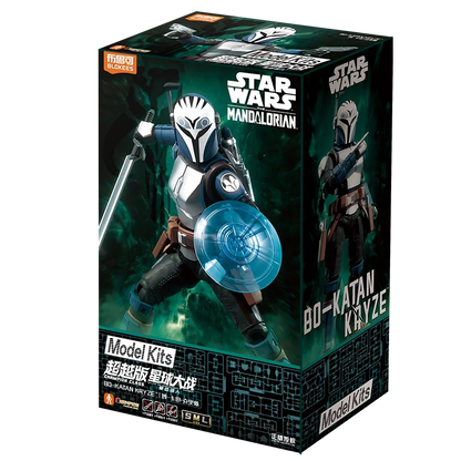 Original Blokees Star Wars Champion Class The Mandalorian & Grogu Assembly Movable Action Model Figures Collection Peripheral